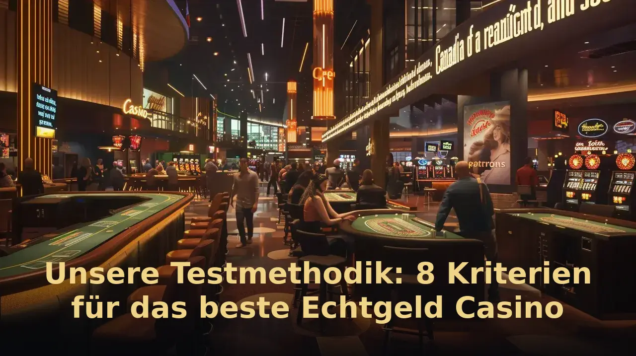 Unsere Testmethodik: 8 Kriterien für das beste Echtgeld Casino