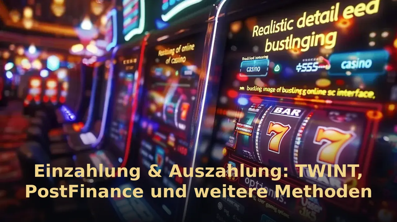 Einzahlung & Auszahlung: TWINT, PostFinance und weitere Methoden